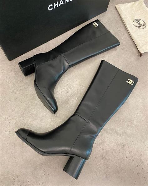 chanel boots for cheap|chanel high heel boots.